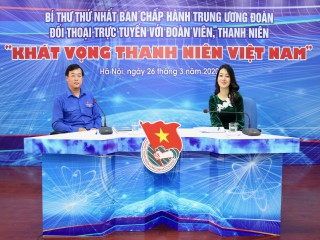 Bí thư thứ nhất Trung ương Đoàn đối thoại với đoàn viên, thanh niên