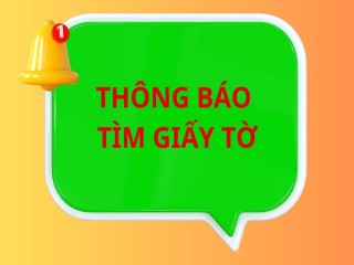 RƠI GIẤY TỜ